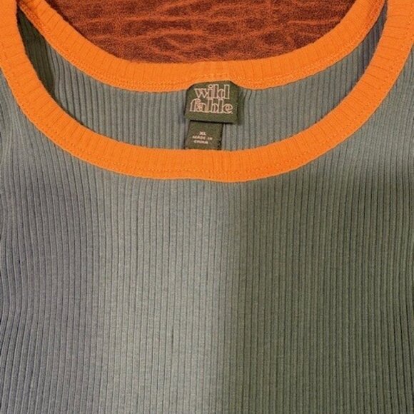 Racer Front Cropped Tank Top Wild Fable Size XL - Picture 2 of 6